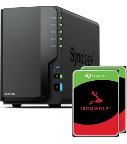 Amazon.com: Synology DS225+ 8TB (Synology HAT33) 2-Bay Plus Series